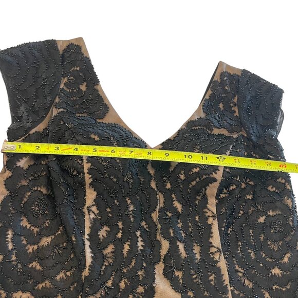 Sue Wong Nocturne Embellished Illusion Dress – Size 14 - Picture 9 of 16